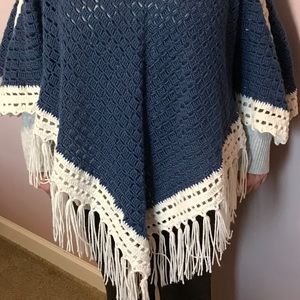 NEW Handmade Crocheted Poncho